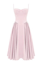 Marloes | Twill Korset Midi Jurk