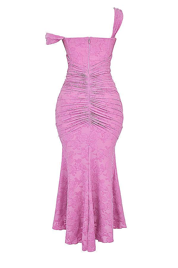 Anouk | Gettextureerd Maxi Jurk