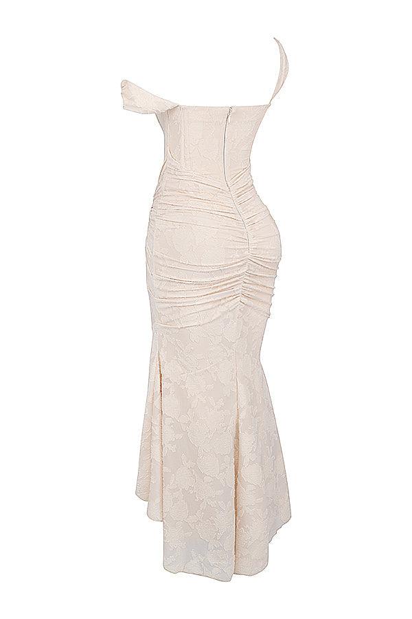Anouk | Gettextureerd Maxi Jurk