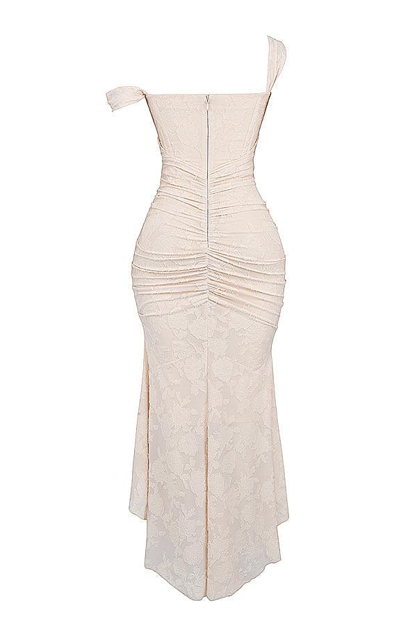Anouk | Gettextureerd Maxi Jurk