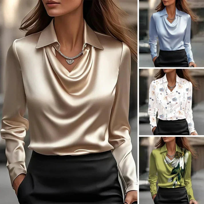 Tivia™ – Blusa lussuosa con rivestimento in cotone