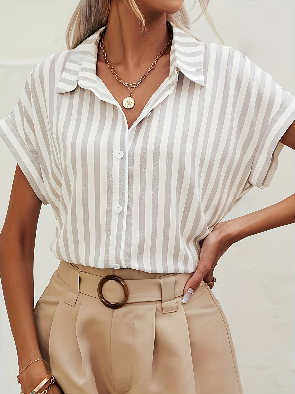 Sofia™ | Casual Gestreepte Zomerblouse