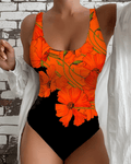 Badpak alla moda incontra Bloemenprint
