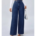 Elvara™ – Jeans alti a gamba larga con silhouette elegante