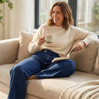Elvara™ – Jeans alti a gamba larga con silhouette elegante