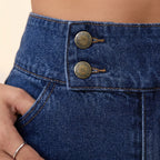 Elvara™ – Jeans alti a gamba larga con silhouette elegante