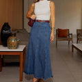 Élise™ – Gonna con silhouette in denim scolpito