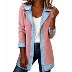 Marina | Giacca Denim Bimateriale