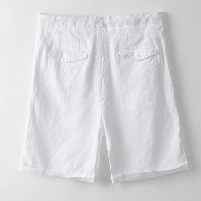 Sunseeker - Pantaloncini in lino con coulisse