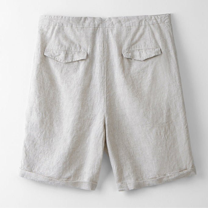 Sunseeker - Pantaloncini in lino con coulisse