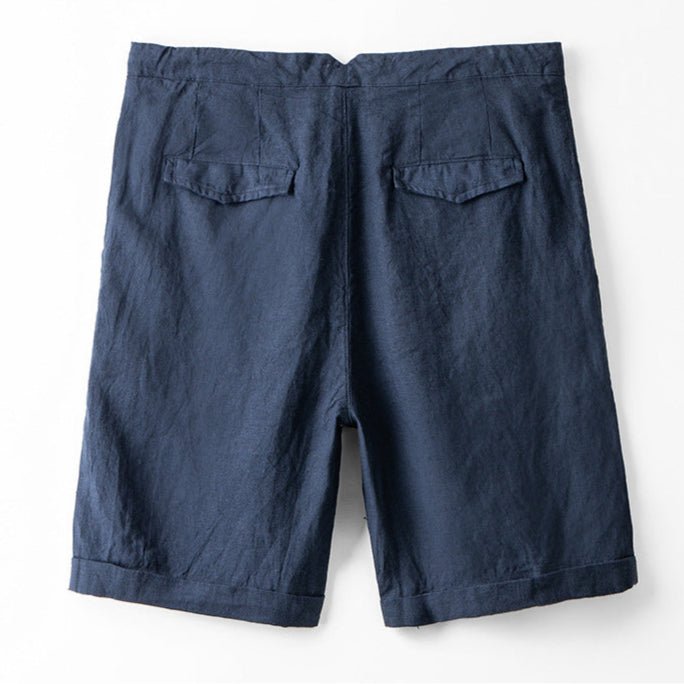 Sunseeker - Pantaloncini in lino con coulisse
