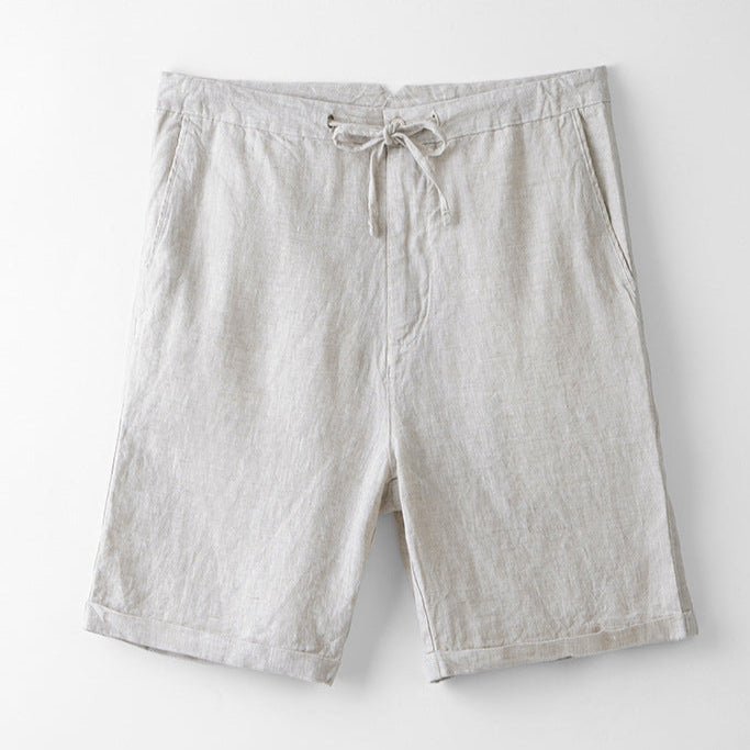 Sunseeker - Pantaloncini in lino con coulisse