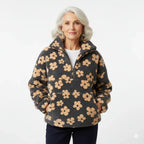 Sophie | Fleece Trui met Bloemenprint