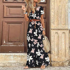 Teske™ - Maxi Ibiza Jurk - Inclusief riem
