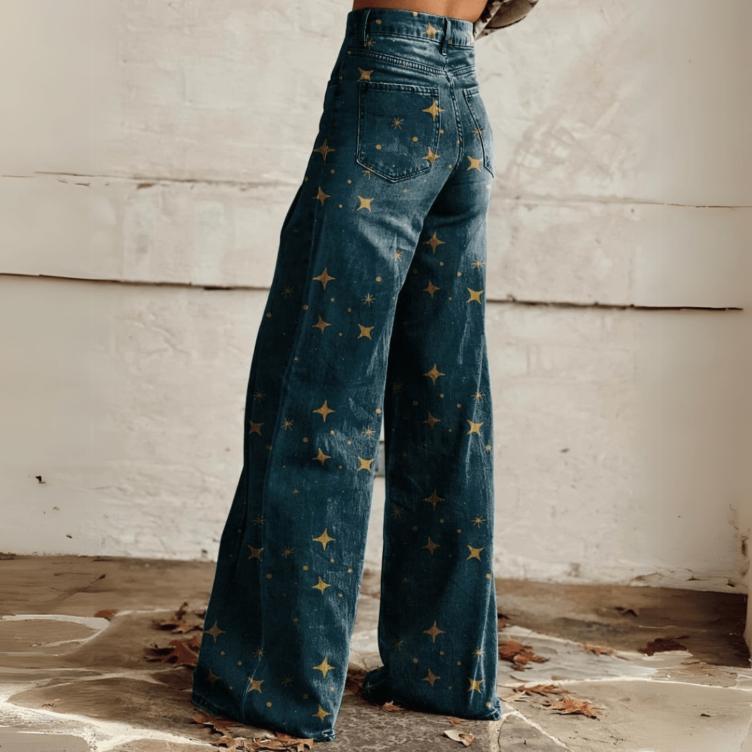 Simone™ - Bredbenede Jeans