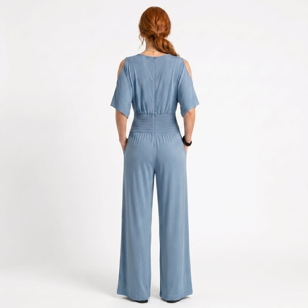 Beatriz - Tuta volante con elegante krydsudskæring