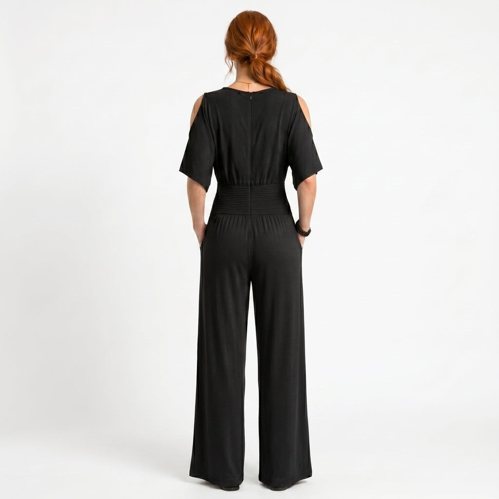 Beatriz - Tuta volante con elegante krydsudskæring