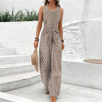 Sophie | Mouwloze Jumpsuit met Ronde Hals