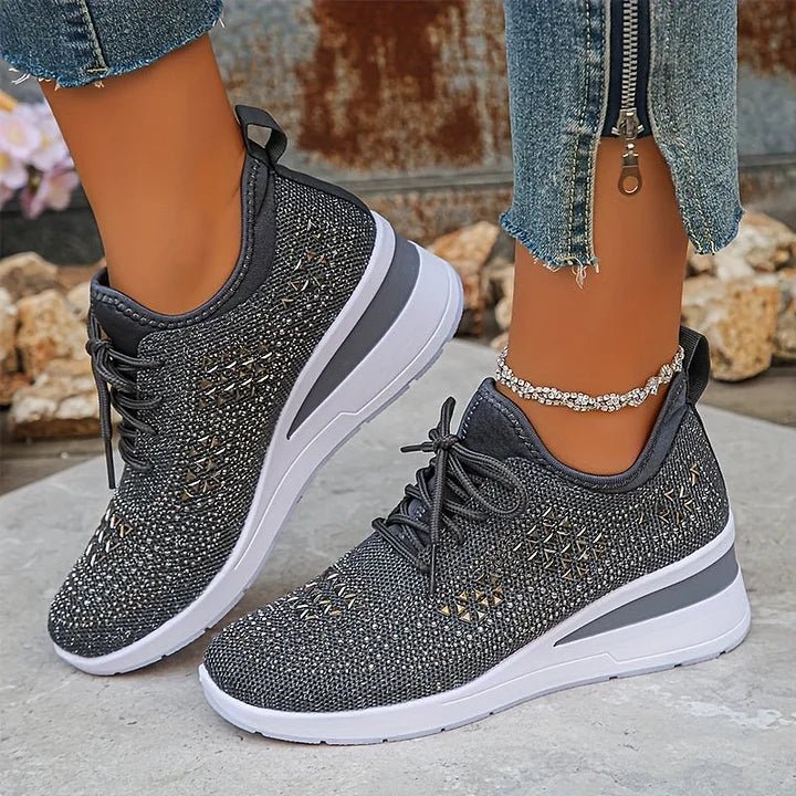 Violetta | Scarpe da ginnastica ortopediche con steentjes scintillanti