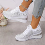 Violetta | Scarpe da ginnastica ortopediche con steentjes scintillanti