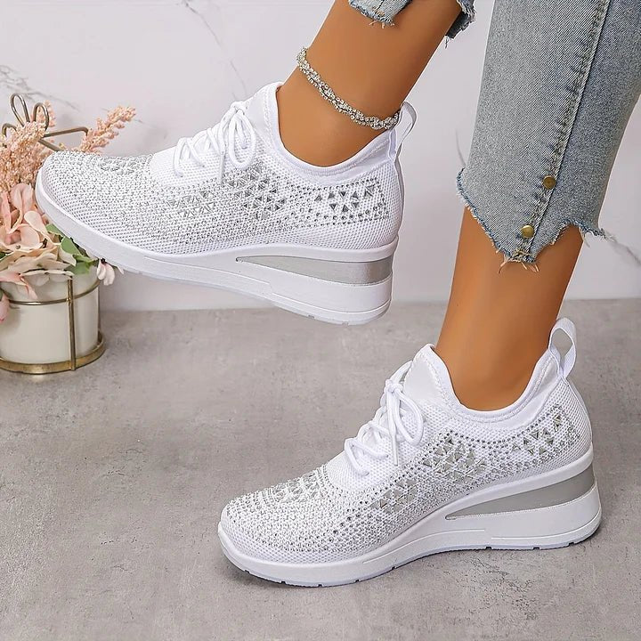 Violetta | Scarpe da ginnastica ortopediche con steentjes scintillanti