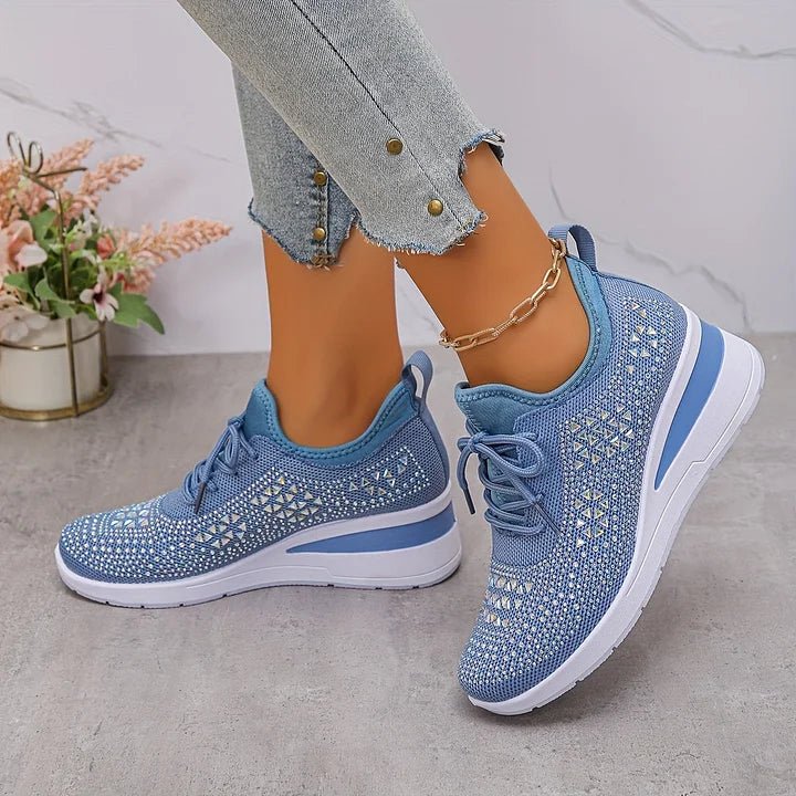Violetta | Scarpe da ginnastica ortopediche con steentjes scintillanti