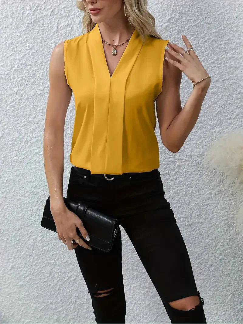 Violetta | Top casual con V-Hal